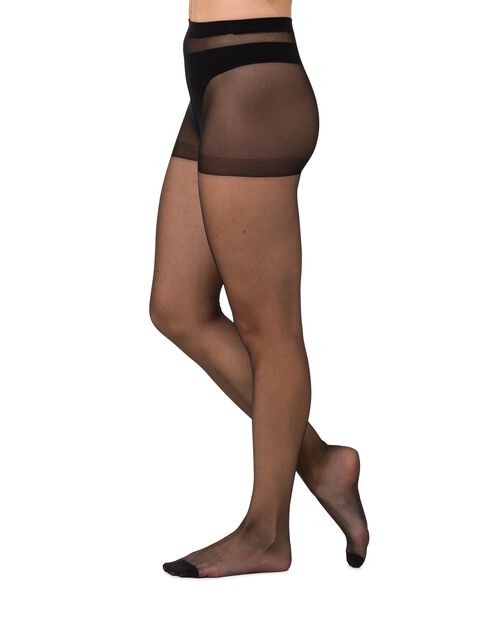 2 collants 15 deniers noir