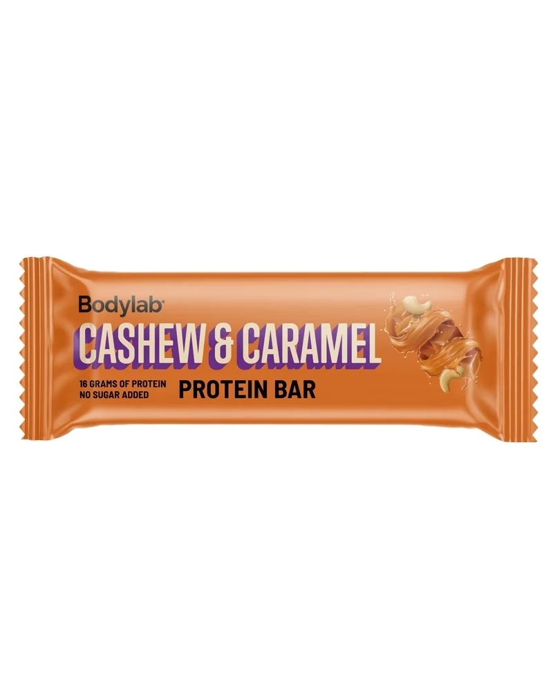 Bodylab Caramel &amp; Cashew Protein Bar 12x55g