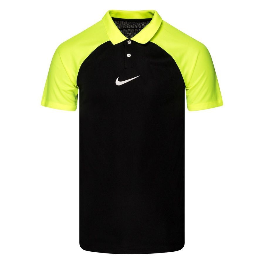 Nike Polo Dri-FIT Academy Pro - Noir/Jaune Fluo/Blanc
