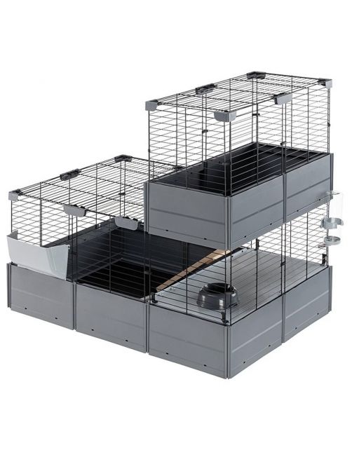 Ferplast Multipla Roof Extension - Dierenverblijf - 37x72x50 cm Grijs