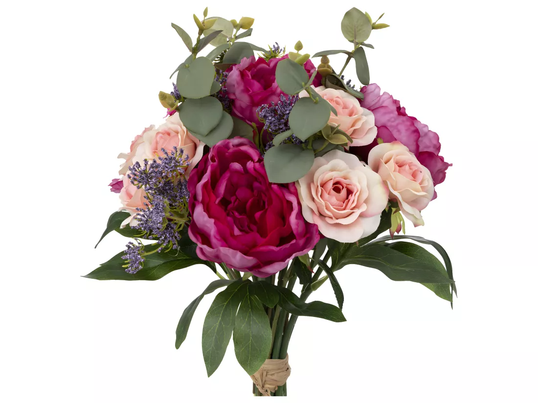 Bouquet composé Fleurs artificielles D. 30 x H. 53 cm