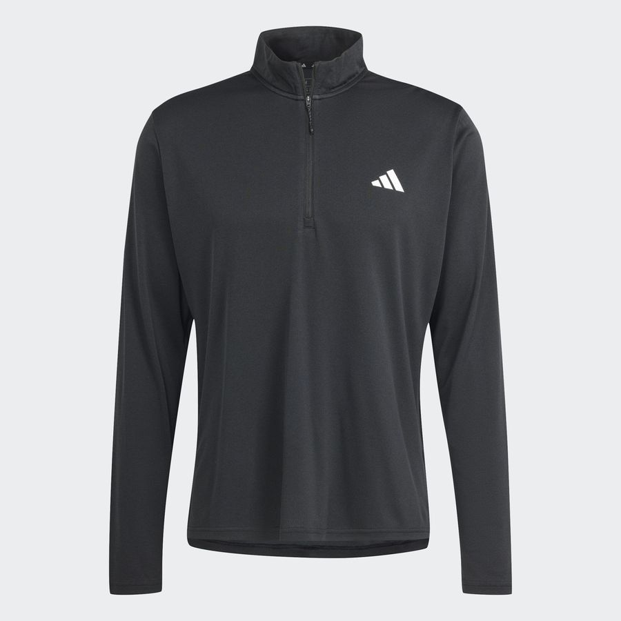Adidas T-shirt de training à manches longues et zip 1/4 Train Essentials