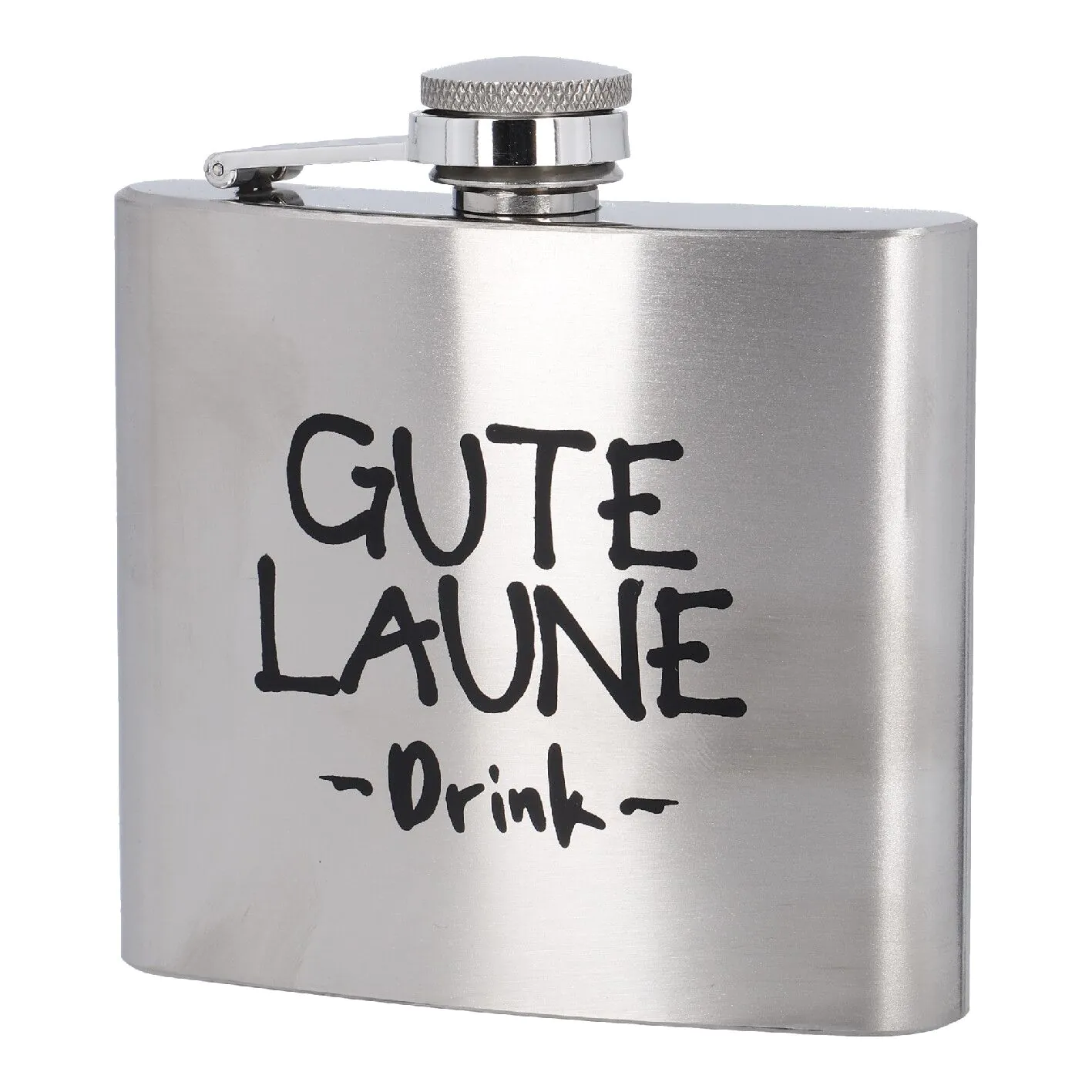 Flachmann Spruch, Gute Laune, 150 ml