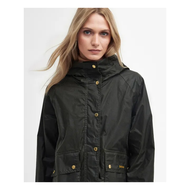 Barbour Parka Viola Wax | Vert kaki