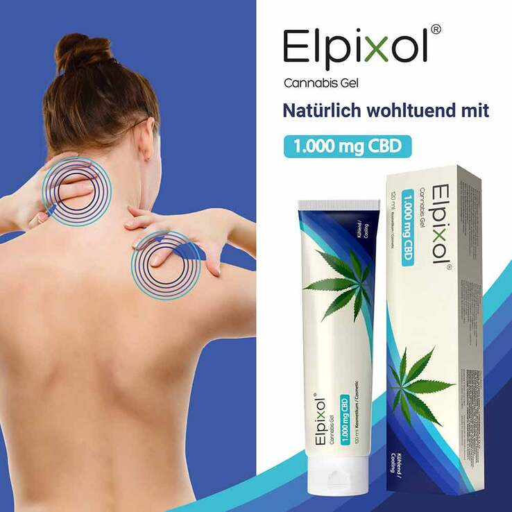 Cannabis Gel 1000 mg Cbd Kühl Gel Elpixol, 120 ml