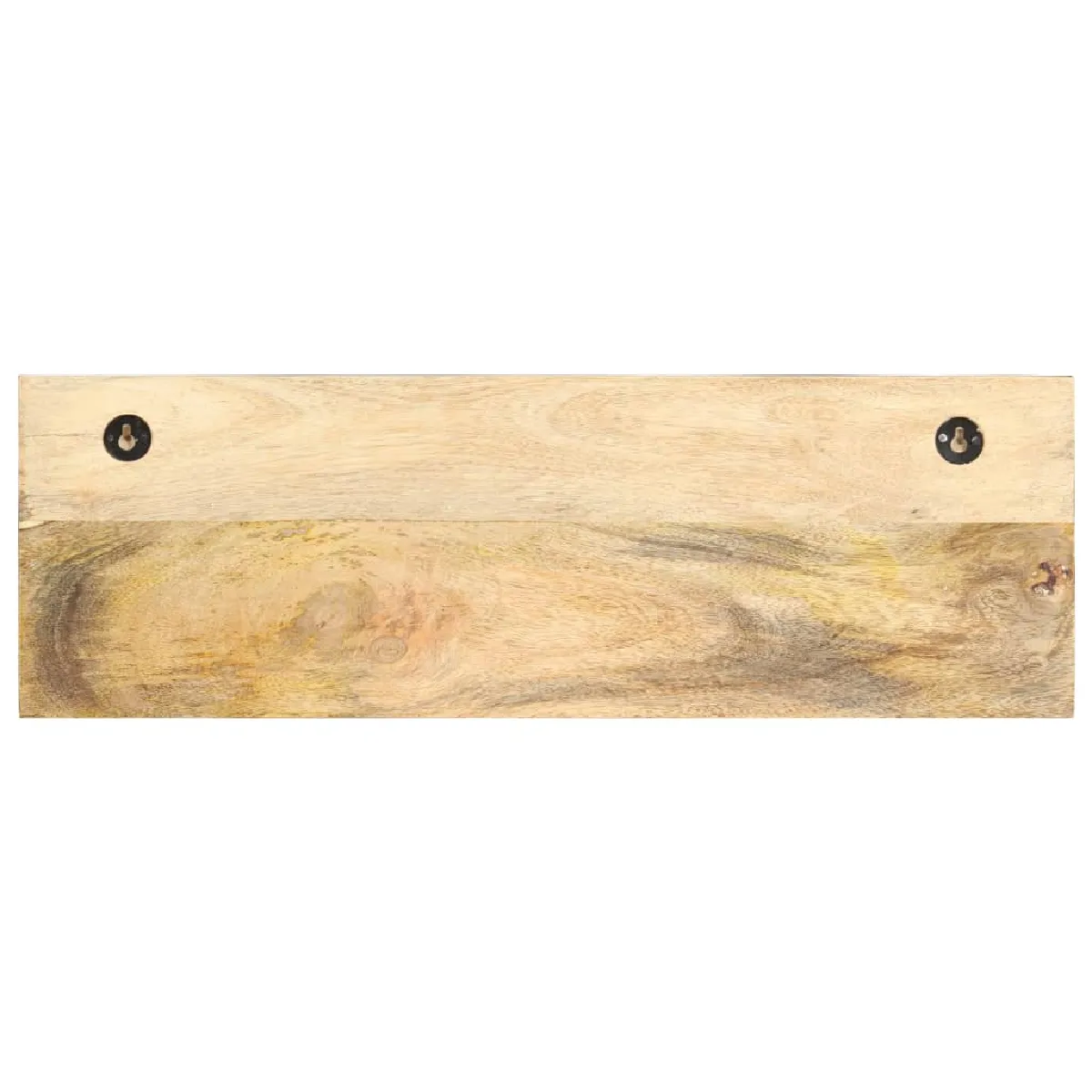 decoshop26 Porte-manteau Mural - Bois de Manguier Brut