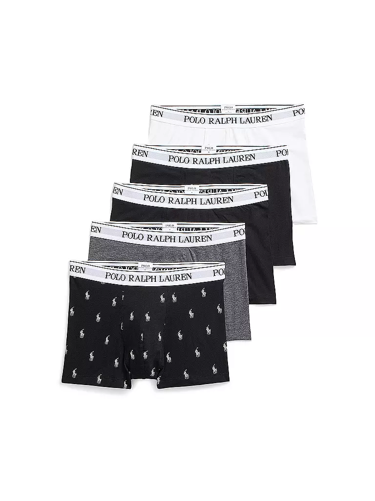 POLO RALPH LAUREN Pants 5-er Pkg white black black schwarz