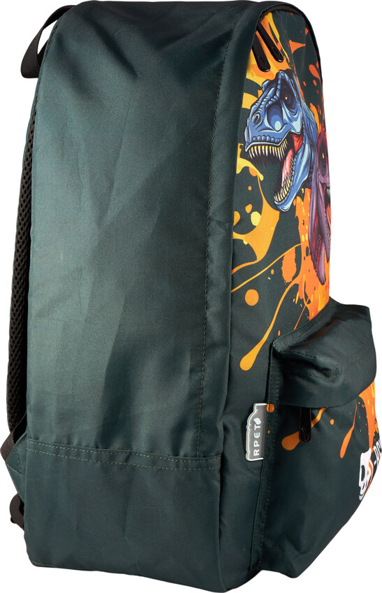 Dinosaur Skoletaske - 20 L - Dino T-Rex - Sort