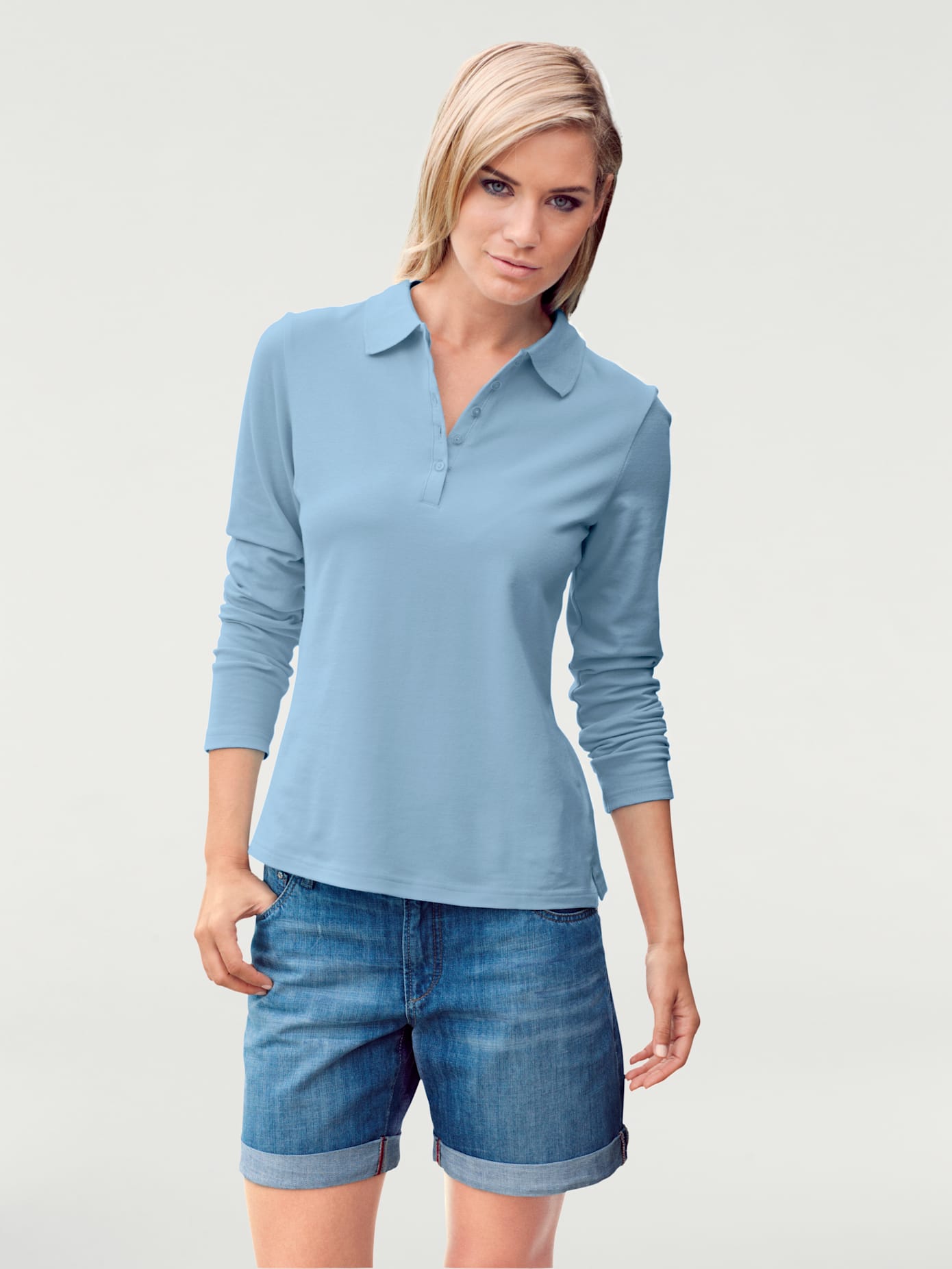 Polo manches longues
