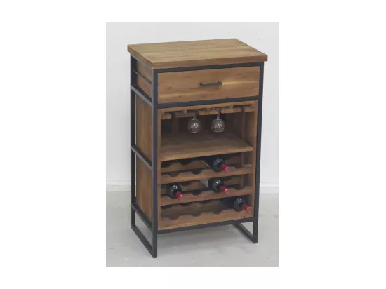 Meuble bar en bois recyclé
