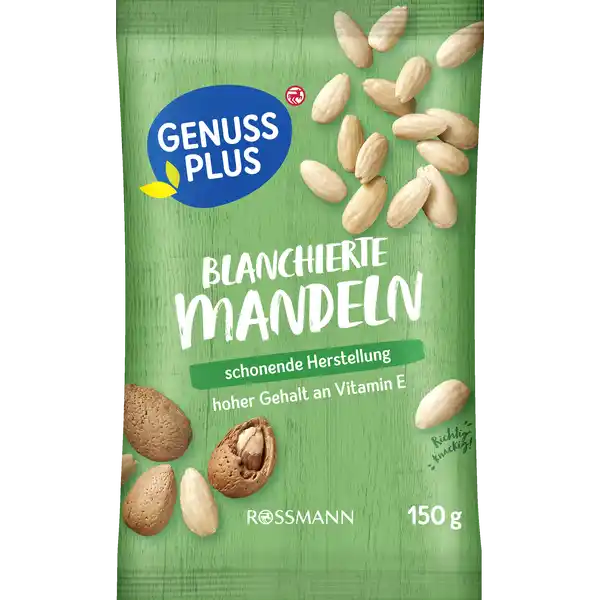 blanchierte Mandeln