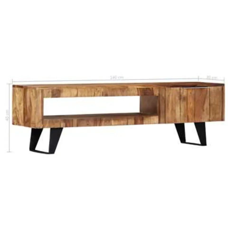 vidaXL - Tv-meubel - Bruin - Hout