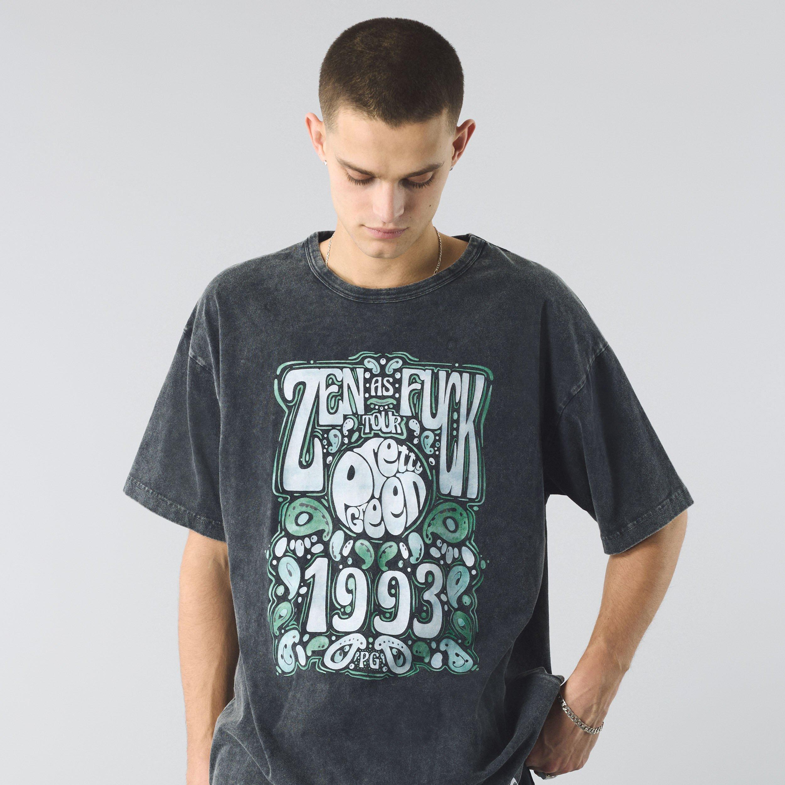 Pretty Green Zen Tour Graphic T Shirt