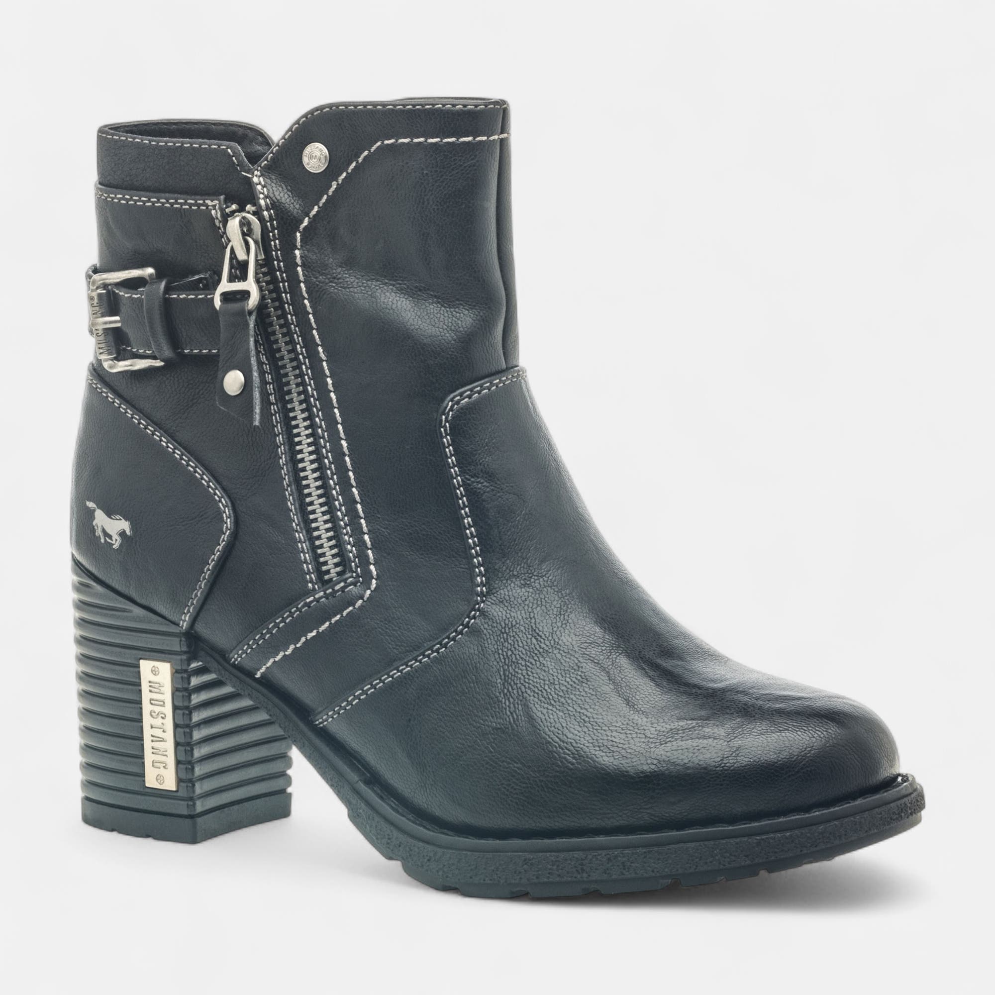 Boots à talon Femme noir