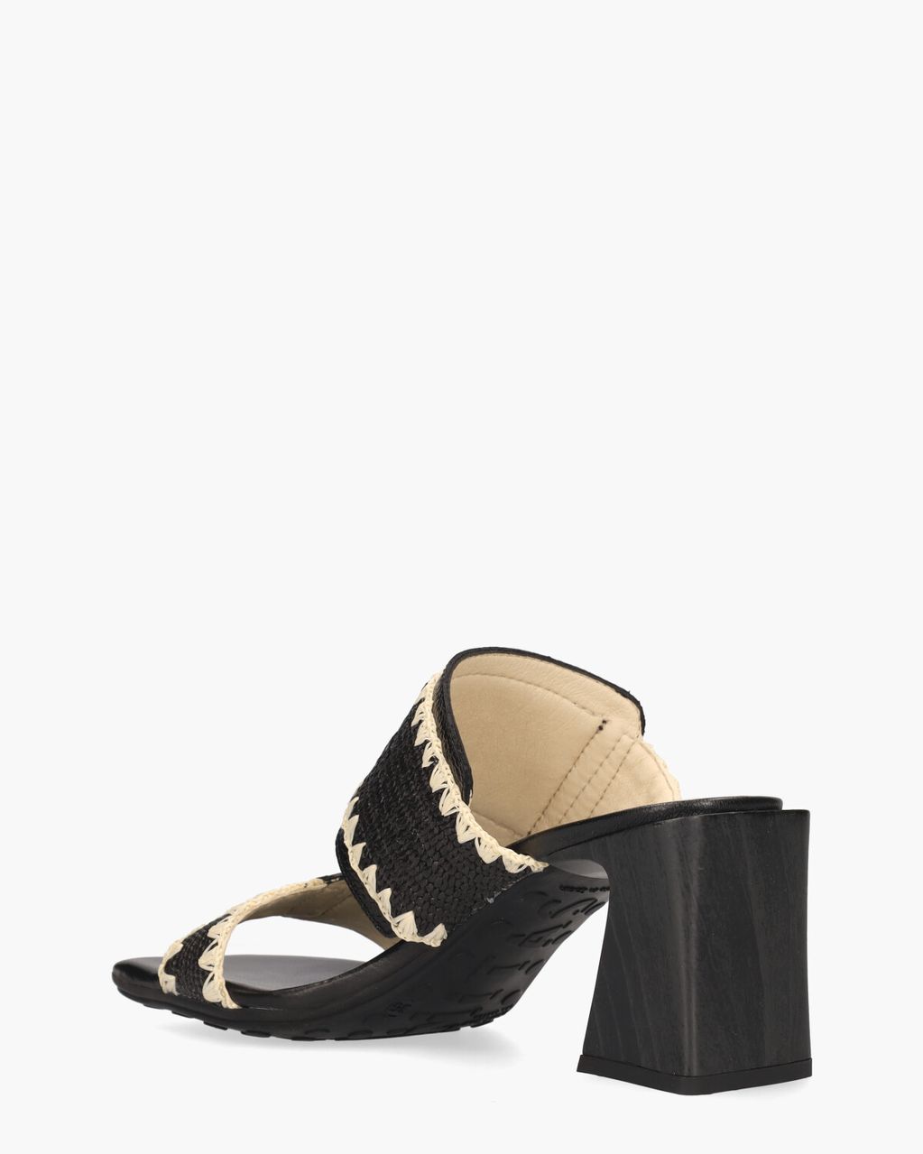 Hispanitas HV253946 Zwart/Off-White Damesslippers