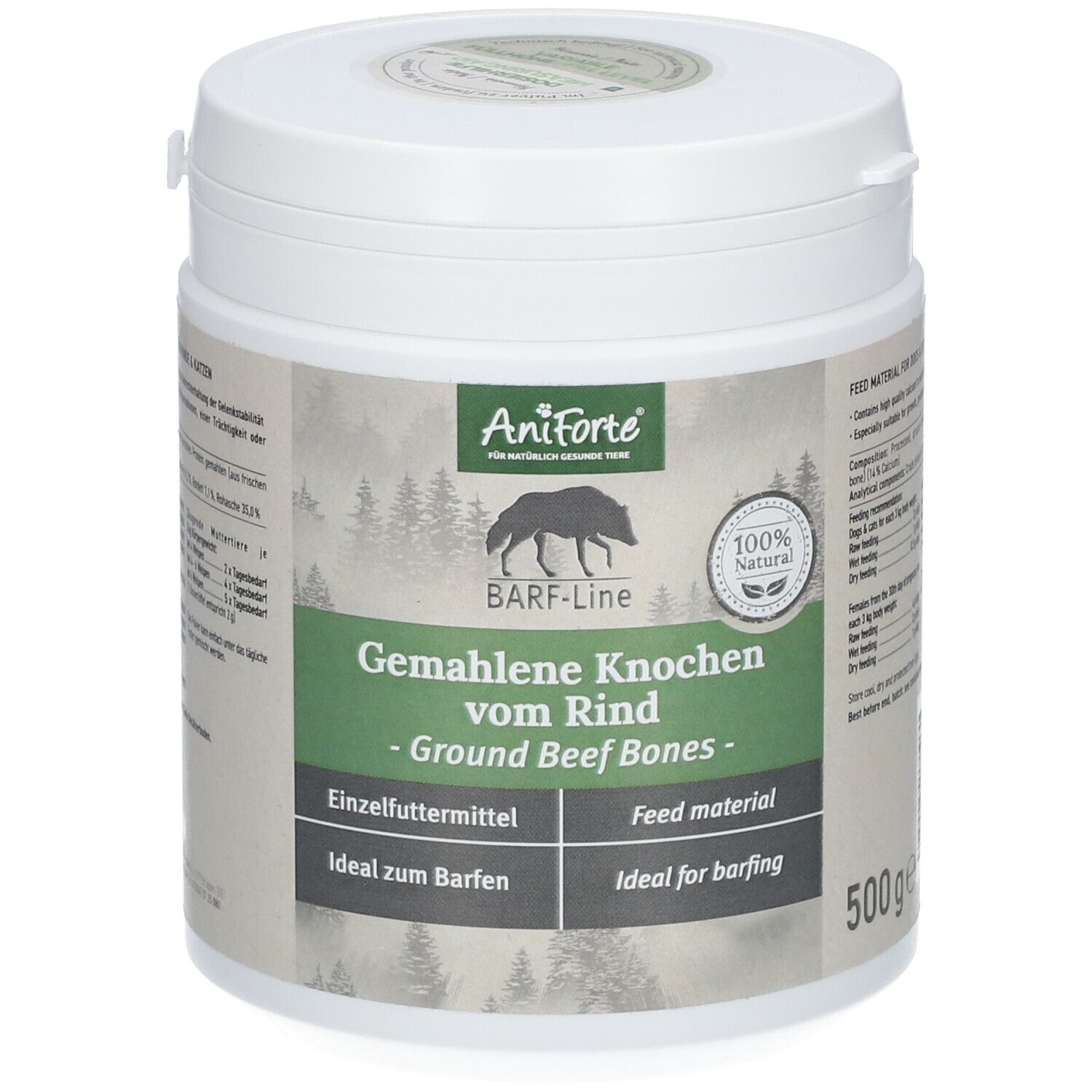 AniForte BARF-Line Gemahlene Knochen vom Rind
