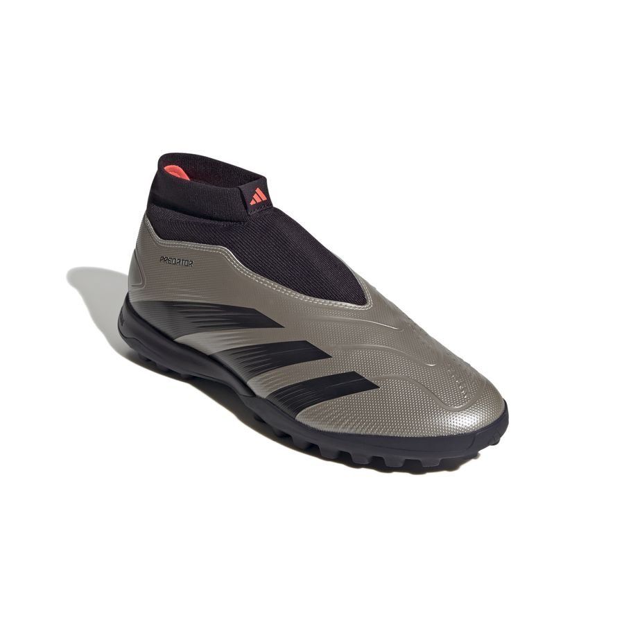 adidas Predator League Laceless TF Vivid Horizon - Argenté/Aurora Black/Turbo
