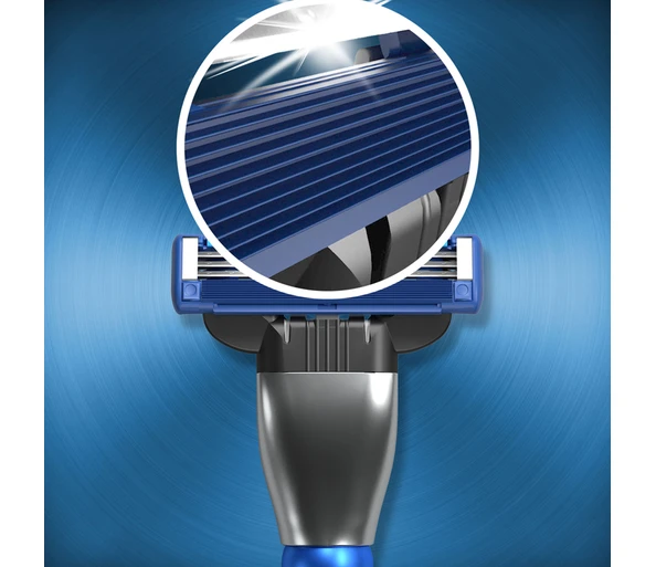 Gillette Mach3 Turbo 3D Rasierer   2 Klingen