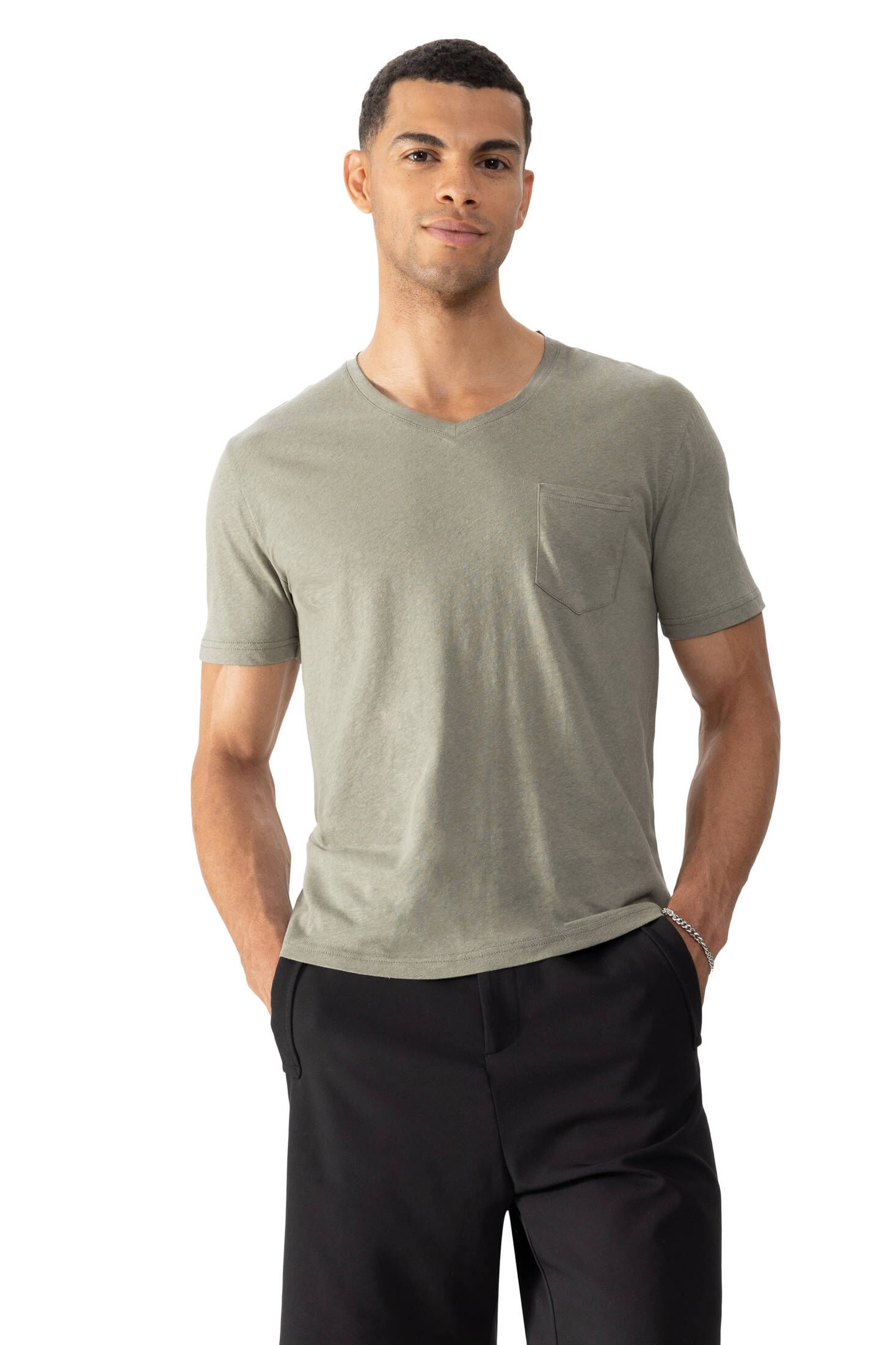 mey| Herren T-Shirt Serie Linen