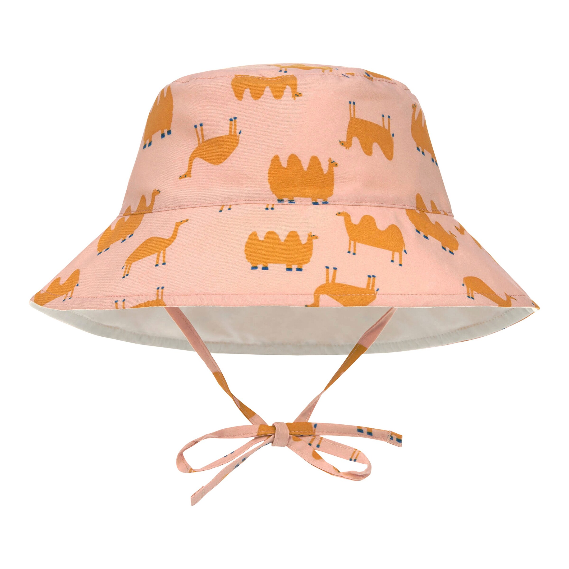 Lässig Wende-Sonnenhut mit UV-Schutz Kamele rosa/orange