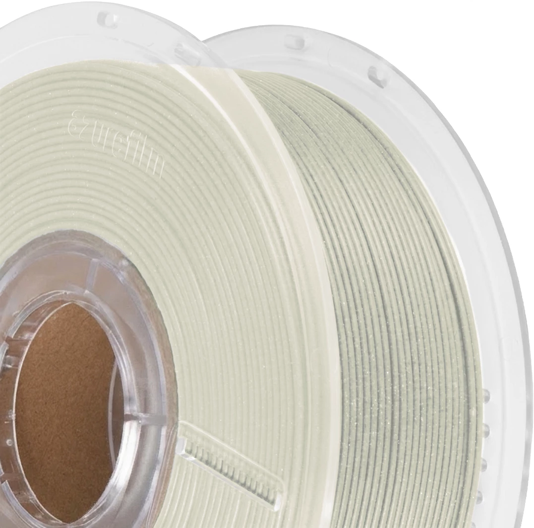 AzureFilm  PLA Glitter Nature, 1,75 mm / 1000 g    Hochwertiger Druck mit guten mechanischen Eigenschaften