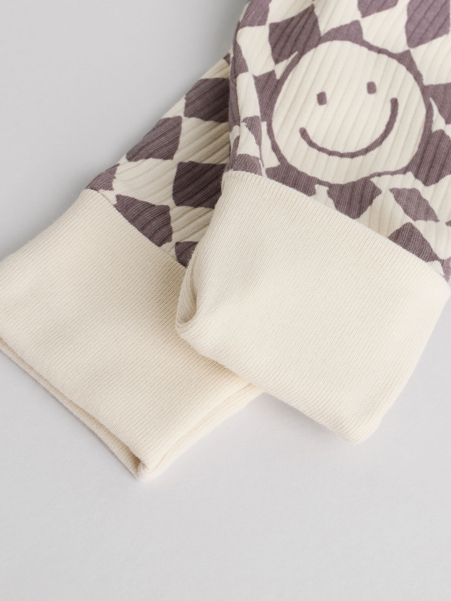 Monochroom - Set van 4 voetloze babypyjama's (0 mnd-2 jr)