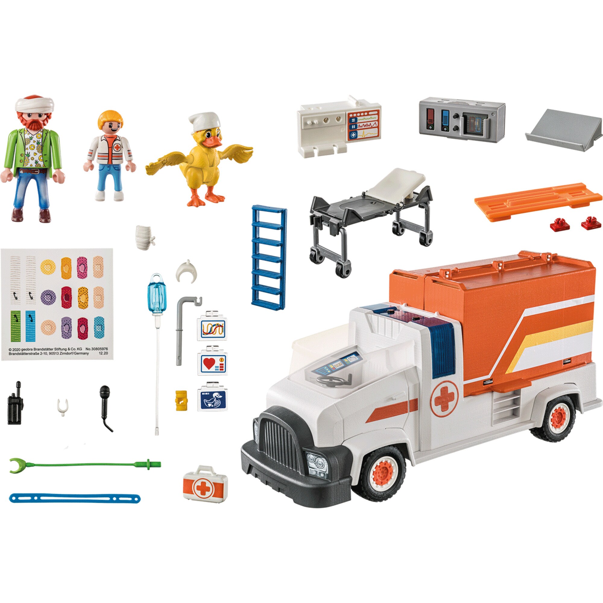PLAYMOBIL Konstruktionsspielzeug DUCK ON CALL Notarzt Truck