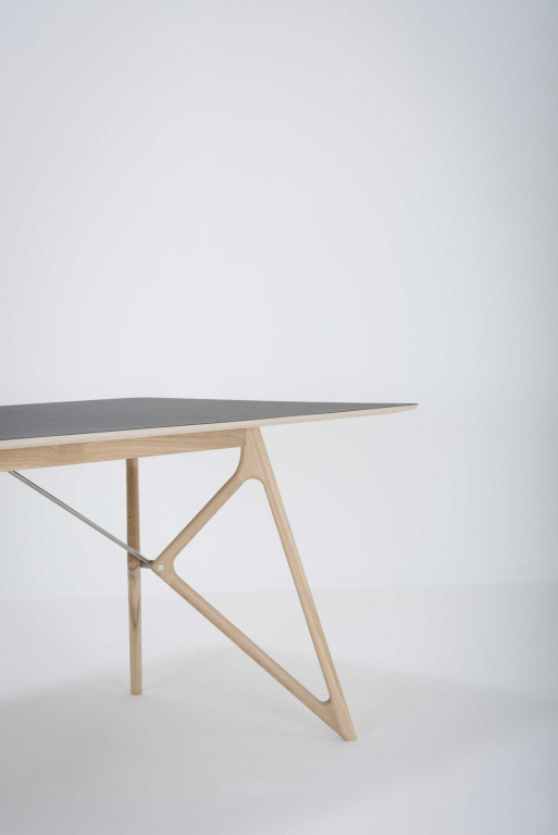 Gazzda Tink Tafel linoleum 180x90 whitewash Dark Olive