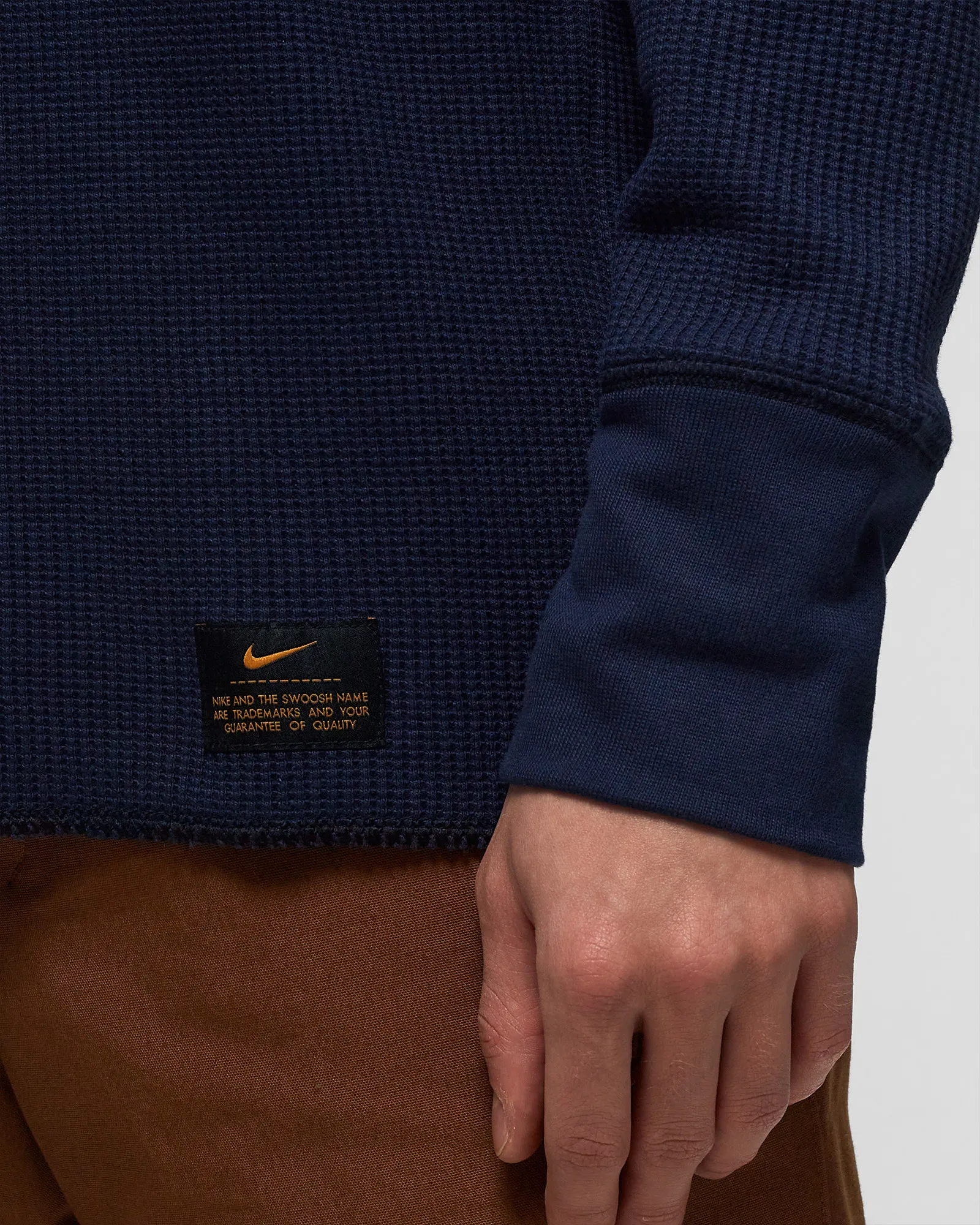 Nike Life Long-Sleeve Heavyweight Waffle Top