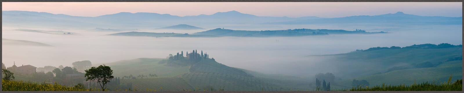 Pienza Blue by Peter Adams - Limited Edition. Edition of: 100. Signed.