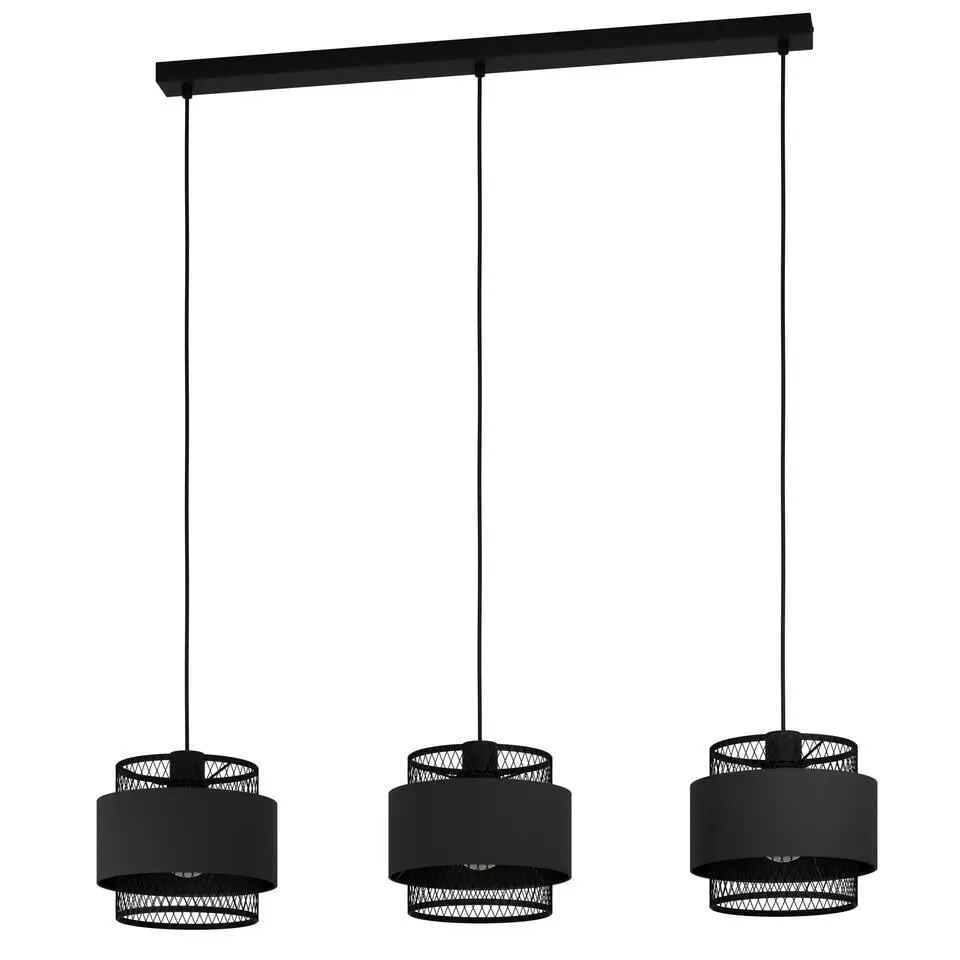 EGLOBazelyHanglamp-E27-99cm-Zwart