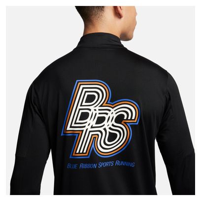 Haut 1/2 Zip Nike Element BRS Noir Bleu