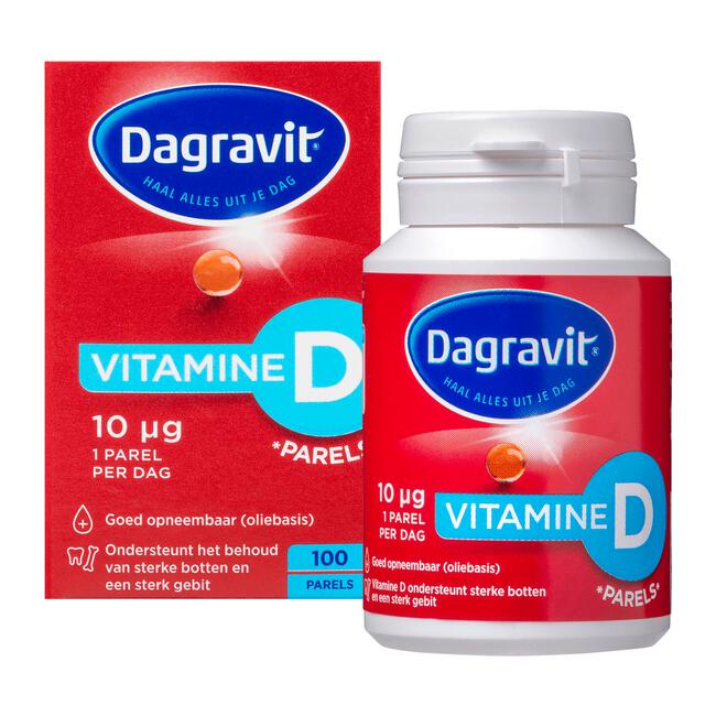 DagravitVitamine D pearls 10 μg 100 parels