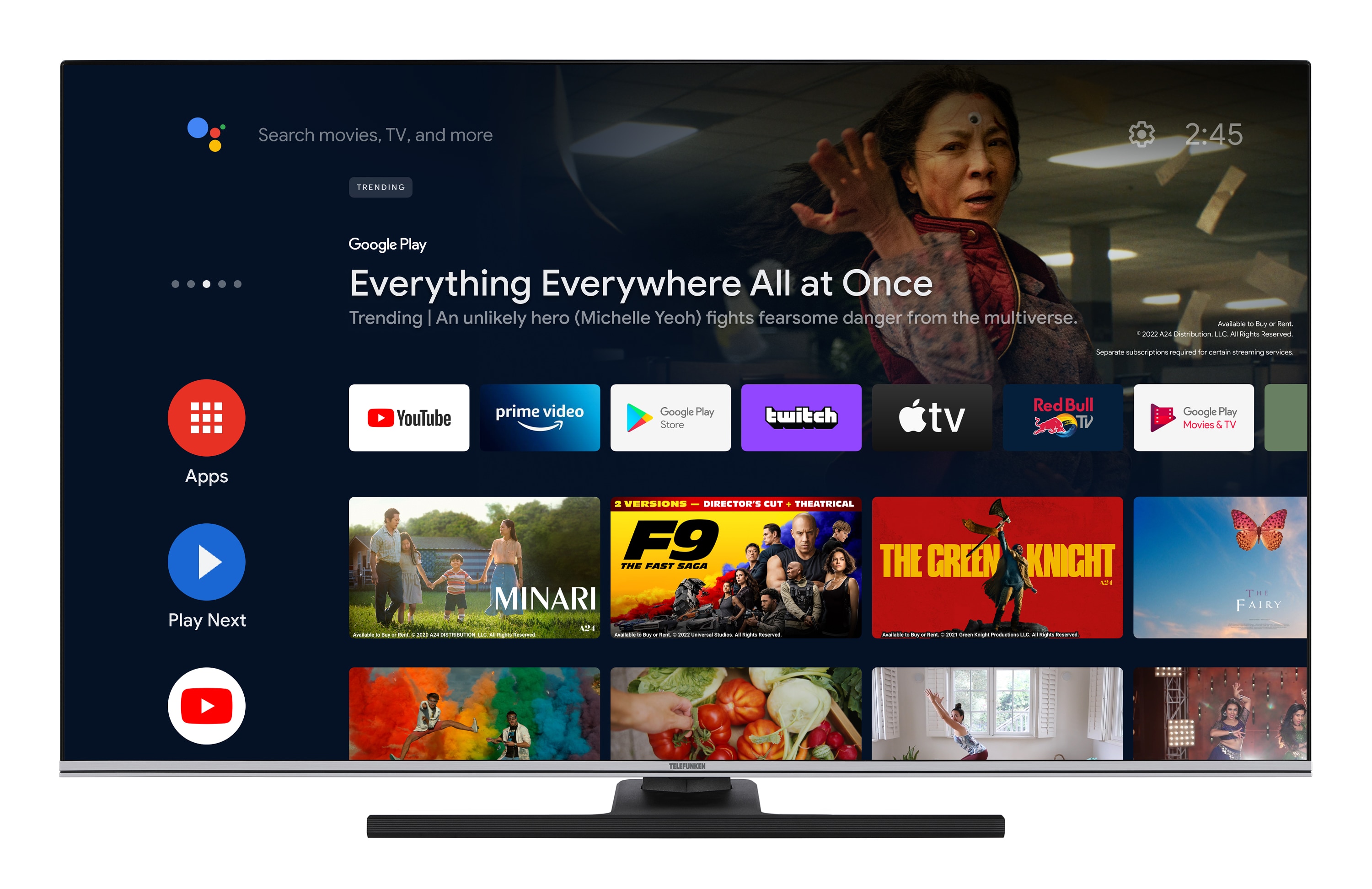 Telefunken QU50AN900M QLED TV 50