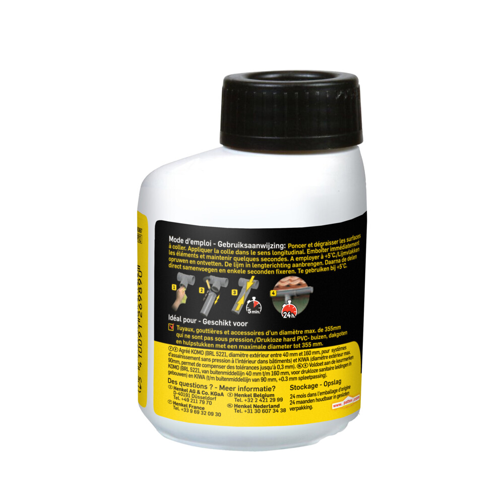 Pattex Pvc lijm Hard PVC100 ml