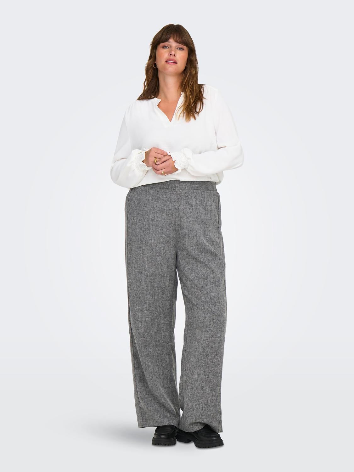 CARSUTTIN Mittlere Taille Normal geschnitten Hose Magnet