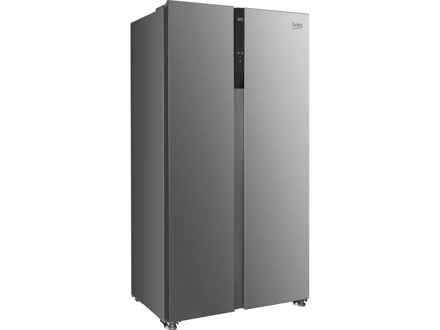 Beko GNO5322XPN, Fritstående, Amerikansk dør, Rustfrit stål, 532 L, SN-T, C