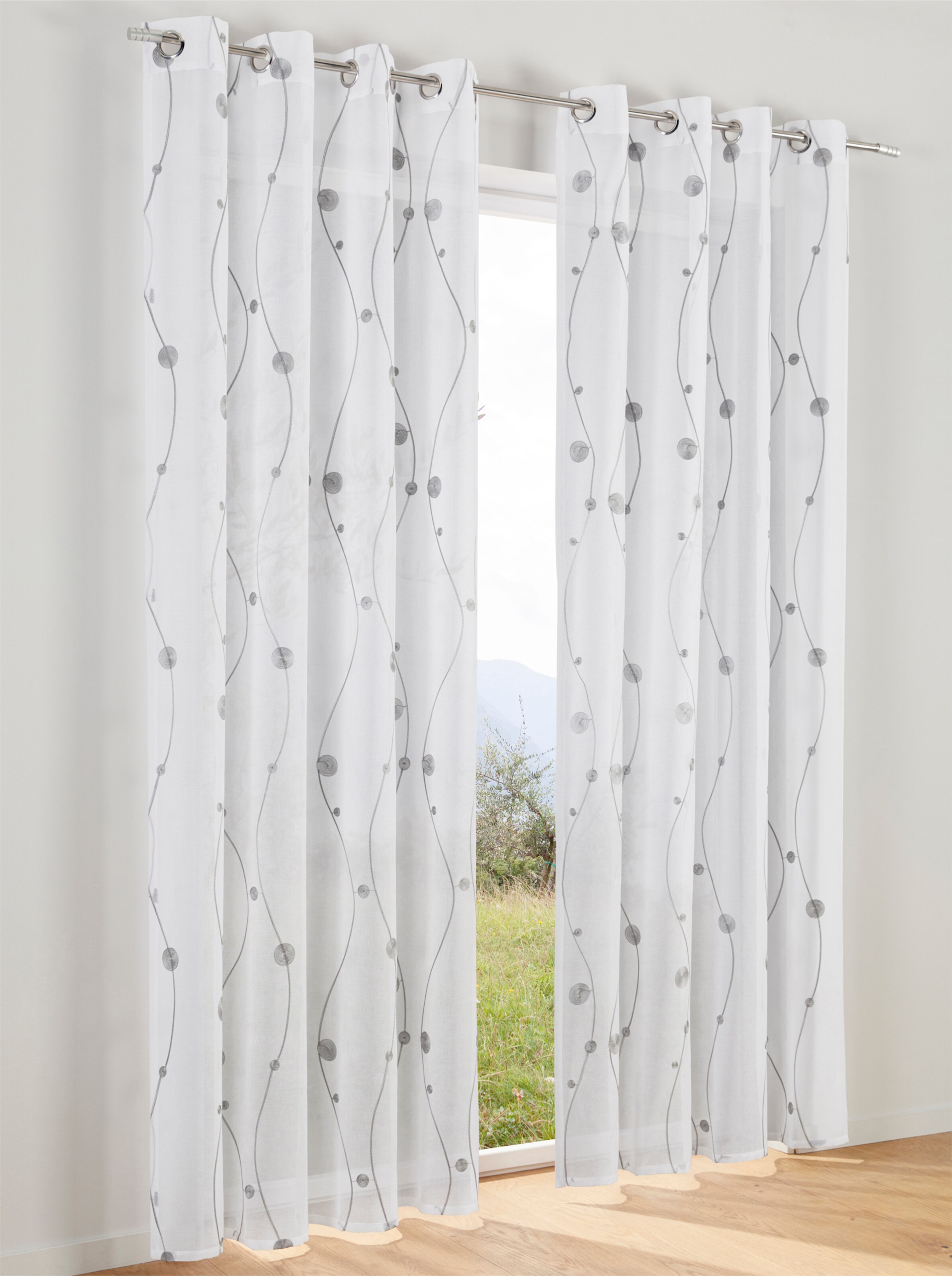 heine home Dekostore in weiß-grau