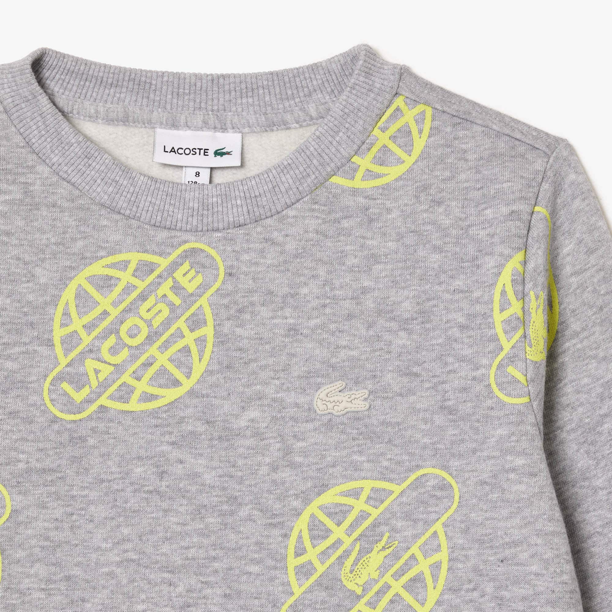 Sweatshirt avec imprimé contrasté Pullovers & Sweatshirts - Gris - Lacoste - Enfant