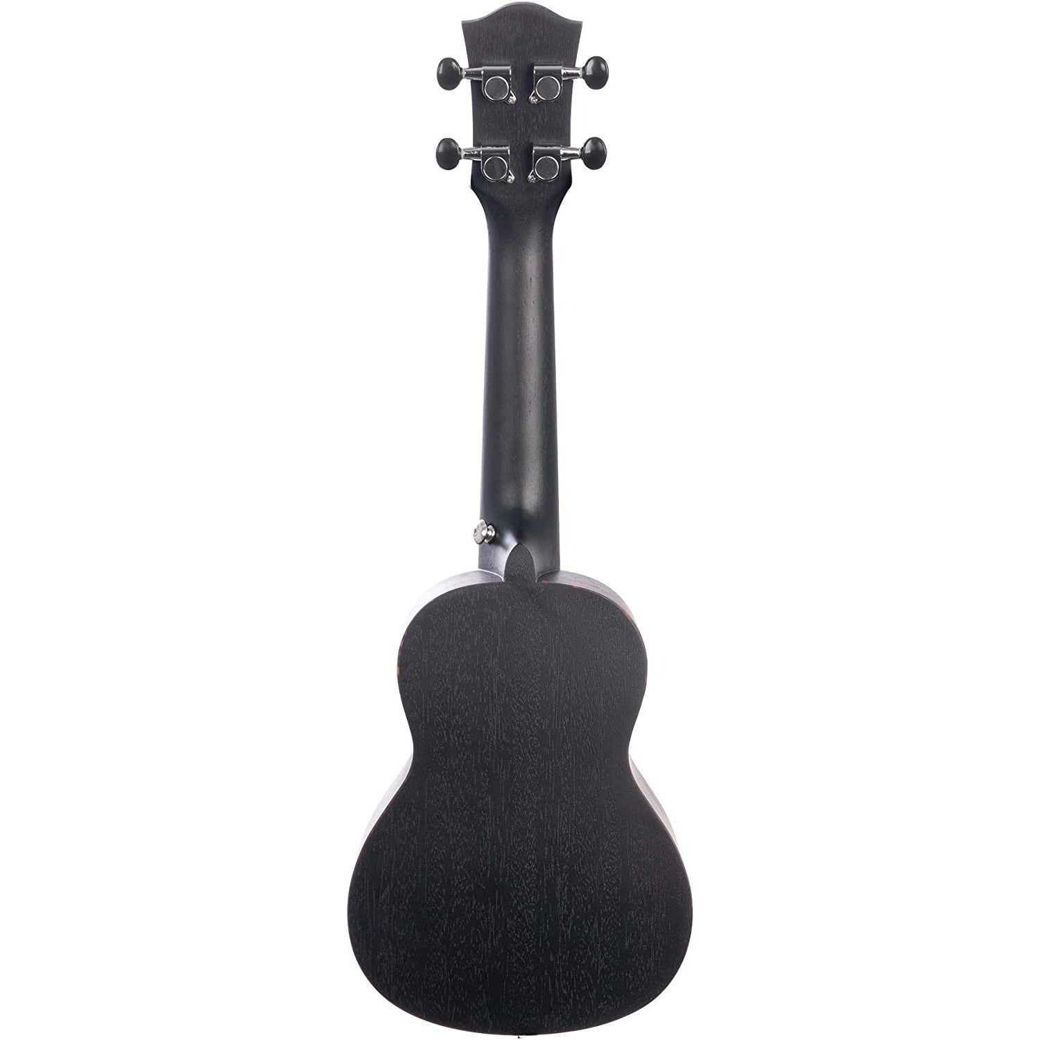 Cascha HH 2262L Premium Mahogany linkshandige sopraan ukelele set zwart