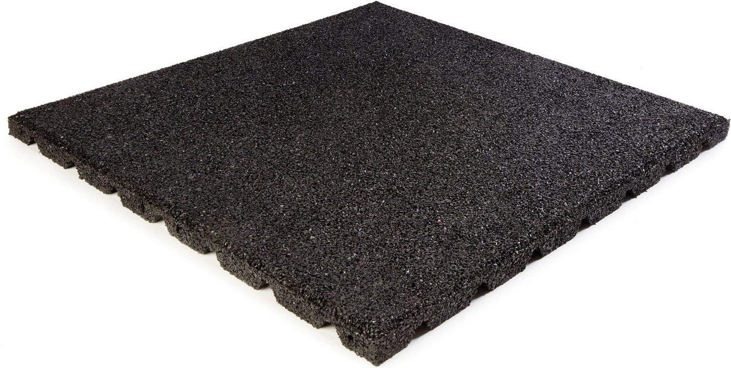 Aslon rubbertegel zwart 50 x 50 x 2,5 cm
