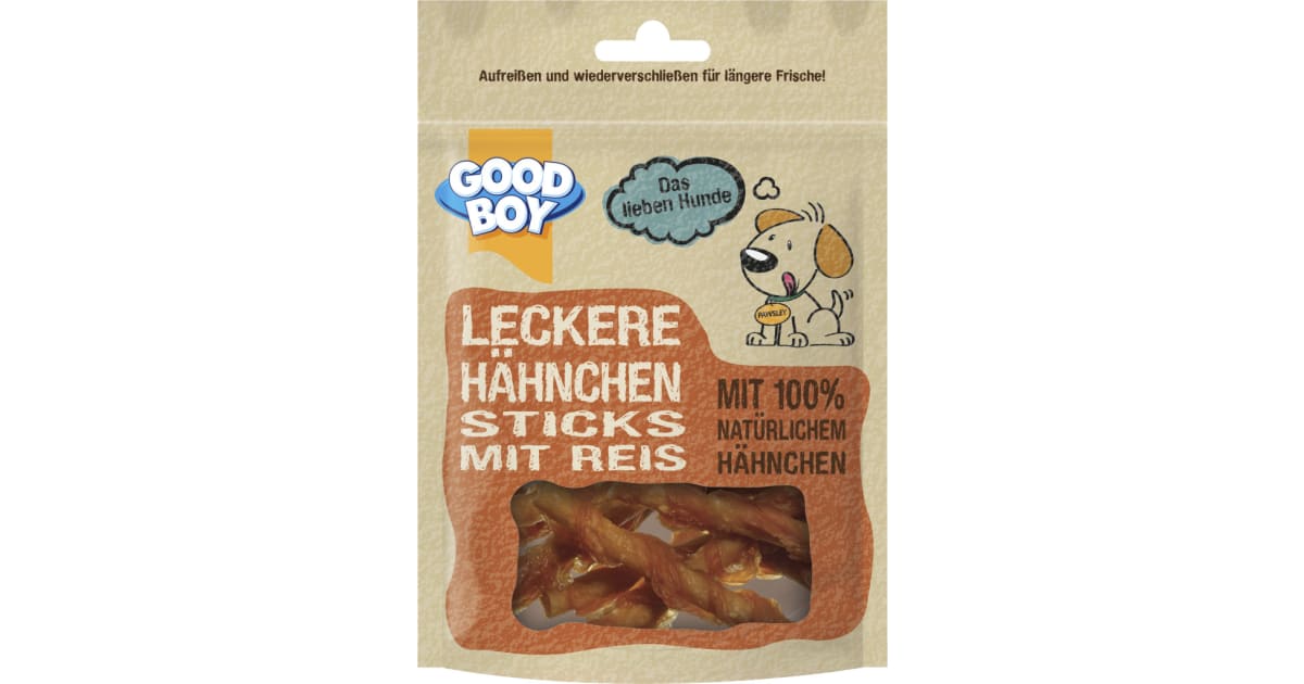 Good Boy Hähnchen-Kausticks mit Reis
