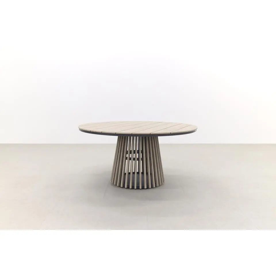 Trinxa ronde tuintafel Ø148 cm. - lichtgrijs