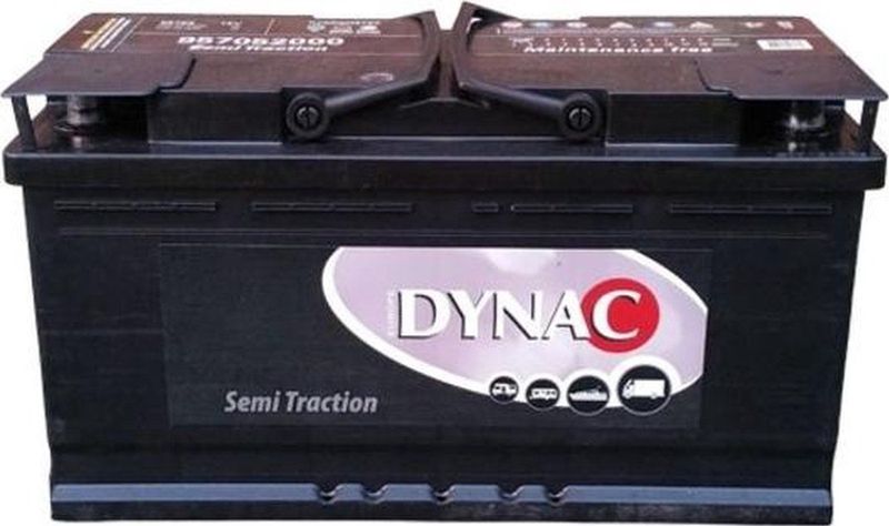 Dynac - Semi Tractie Accu - 12V - 90Ah - Onderhoudsvrij - Type.nr. 95752