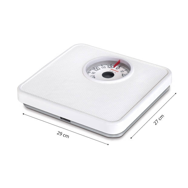 Soehnle personenweegschaal analoog Tempo - wit - tot 130 kg