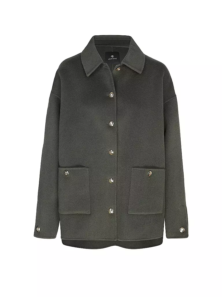 ANINE BING Wolljacke LUCA olive
