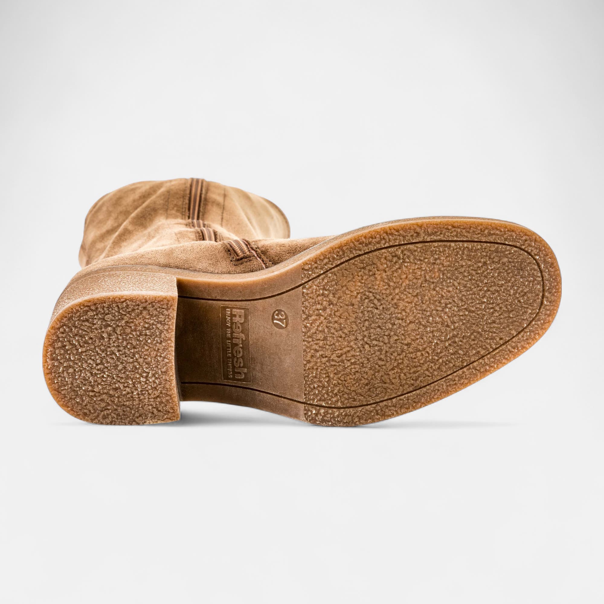 Bottes à talon Femme beige