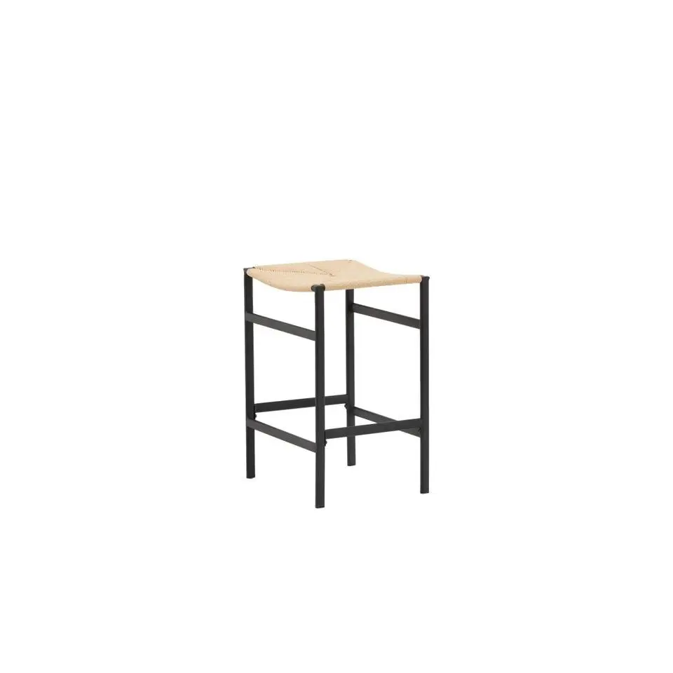 Svea - Polsty barkruk 63 cm - rattan - naturel
