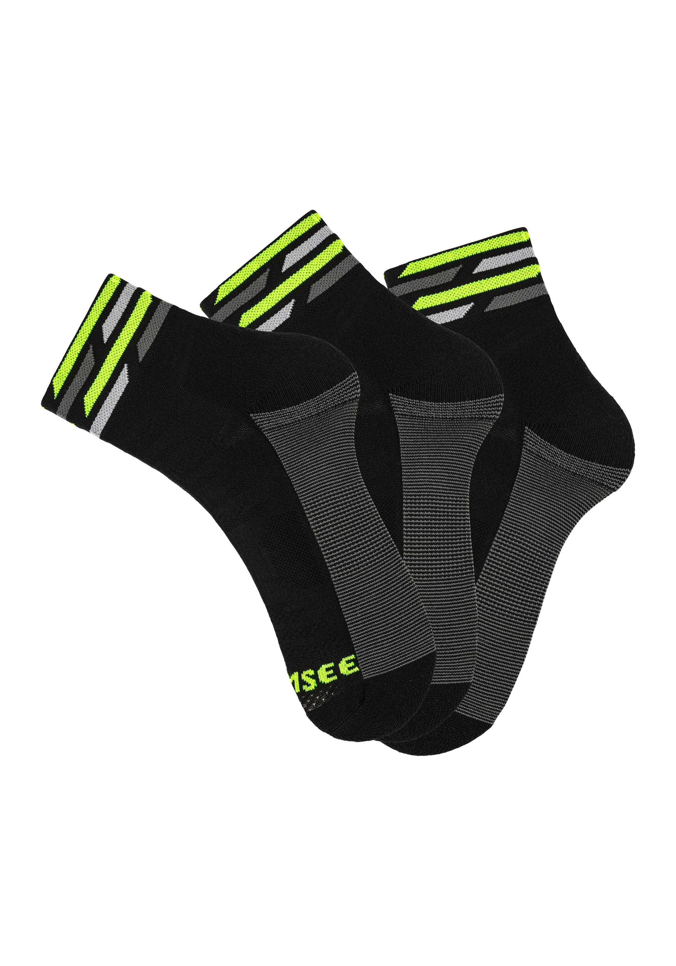 Chiemsee Funktionssocken Packung, 3 Paar tlg. Nylon-Microfaser Sportsocken
