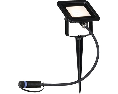 Paulmann Plug & Shine LED schijnwerper IP65 6.8W 650 lm 3000K zwart 230/24V